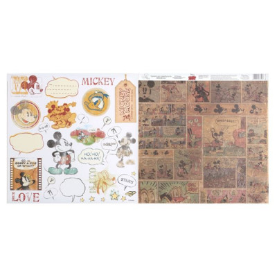 Бумага д/скрапбукинга Old's cool "Винтаж" 29,5см*29,5см 160гр/м2 10шт