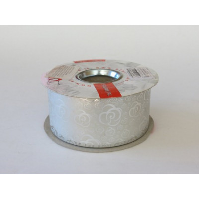 Лента Полипроп. металлизир. с рис. 50мм*50м (CX ARGENTO)