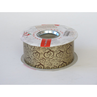 Лента Полипроп. металлизир. с рис. 50мм*50м (FX ORO)