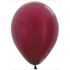 Шар (12''/30 см) Бургундия (518), металлик, 50 шт. Sempertex