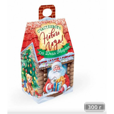 Коробка для конфет, С Новым годом! От Деда Мороза (300 гр.), 17*10 см, 1 шт.