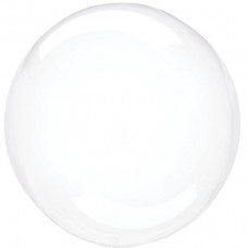 Шар (30''/76 см) Deco Bubble (черная упаковка), Прозрачный, Кристалл, 10 шт. в уп. Falali