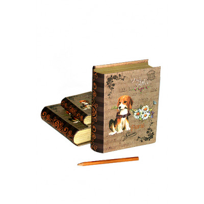 Коробка карт. 253/105 наб. из 3 книг "Верный друг" 10.3х7.2х2.8-16.7х13х5см 