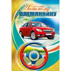 Открытка А5 "Любимому племяннику" 